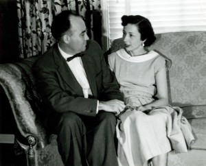 This photo of U-Haul co-founders L.S. and Anna Mary Carty Shoen was taken at their home in the early 1950s.