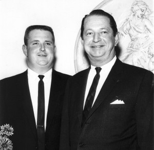 U-Haul Pioneers Butch (left) and Dick Ostendorf  in 1969.