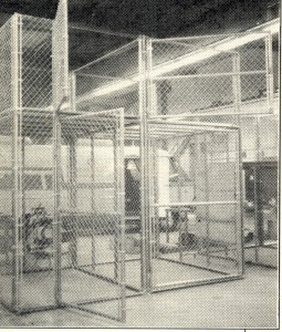 Early U-Haul Self-Storage Cage Lockers