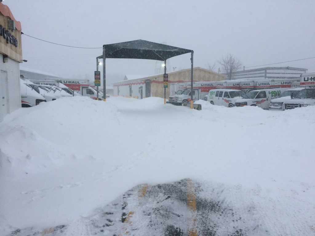 Salem, Mass., on Tuesday showing the impact of Winter Storm Juno.