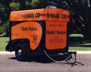 Why U-Haul Orange - Old Van Trailer