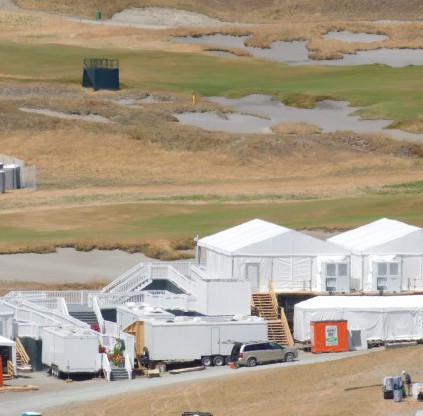 Approximately 70 U-Box containers were used by the PGA at the U.S. Open at Chambers Bay.
