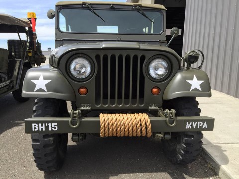 Randy Parent's M38 A-1 Jeep that will ride in the MVPA Bankhead Highway Convoy.
