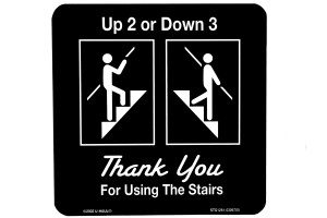 U-Haul encourages use of stairs in Corporate Towers