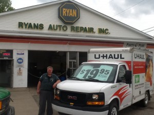 Bob Ryan with U-Haul Truck