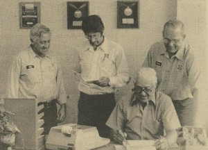 Jim Reetz, John Dahlke, Clayton Dahlke and Gary Dahlke 1977