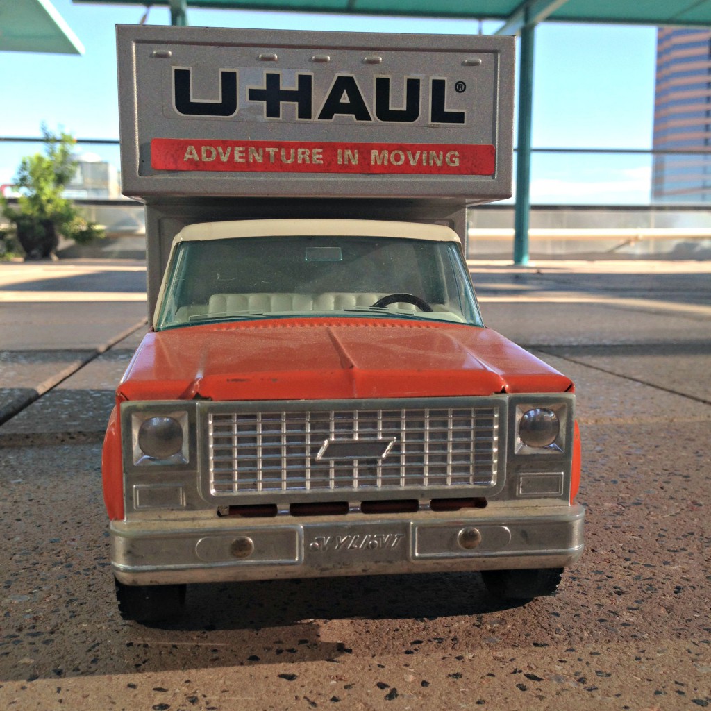 vintage u-haul toy truck