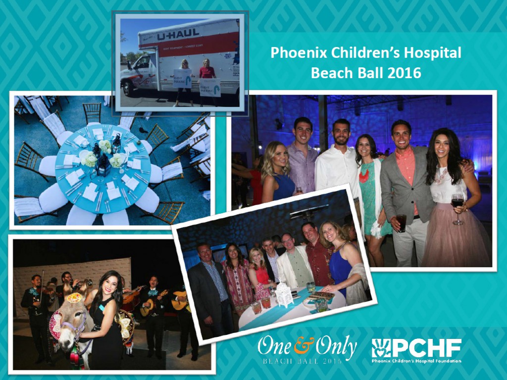 U-Haul supports Phoenix Children's Hospital Beach Ball