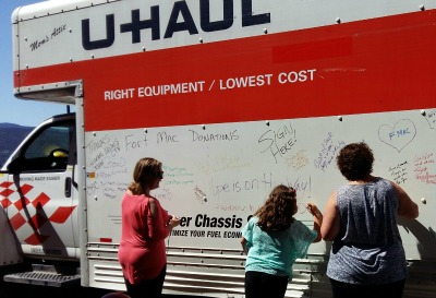 U-Haul Truck of Hope
