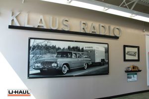 U-Haul Moving & Storage at Allen Road pays tribute to KLAUS Radio.
