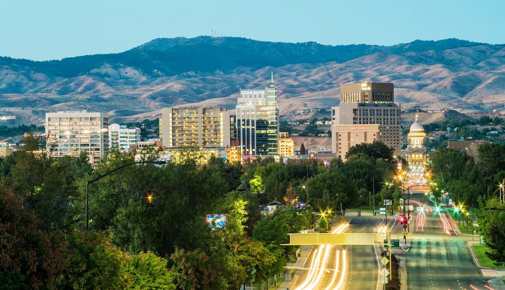 Boise is the leading growth city in Idaho, the U-Haul No. 7 Growth State of 2016