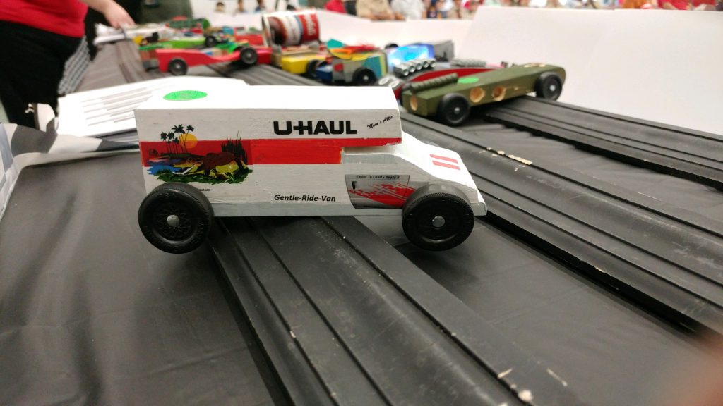 Finished U-Haul truck right side with SuperGraphic