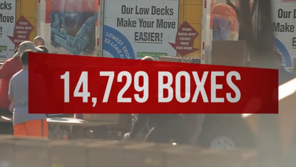 Nearly 15,000 Food Boxes Delivered to Families in Need with the Help of U-Haul