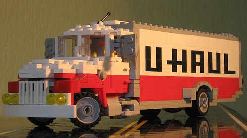 Lego U-Haul Truck
