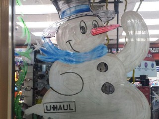 U-Haul Christmas Cheer Snowman