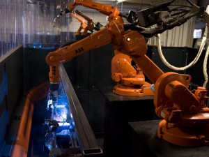 ROBOTIC WELDING--Working Surface Rotates