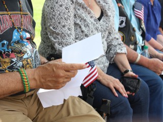 Gold Star Mom Hands Out Memorial Day Cards