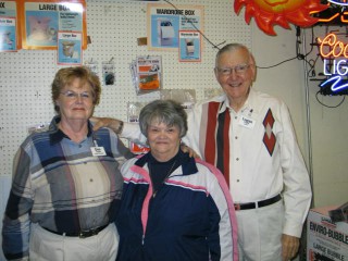 Dee and Logan Frank with U-Haul Dealer Mary Hayden