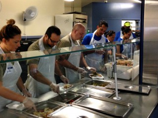 U-Haul Volunteers Feed Hungry at Saint Vincent de Paul