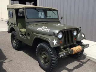 Randy Parent's M38 A-1 Jeep that will ride in the MVPA Bankhead Highway Convoy.