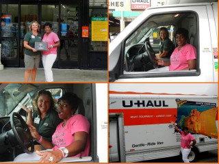 Ladies of Elegance, Inc. recognized U-Haul for its in-kind donations to help the organization's fight against cancer.