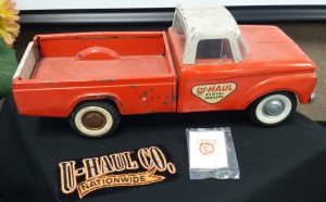 U-Haul toys and trinkets were displayed for Ridgefield Heritage Day.