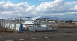U-Haul Company's 1,000-gallon propane tank is located just north of the Safeway grocery on the Fan Midway at PIR