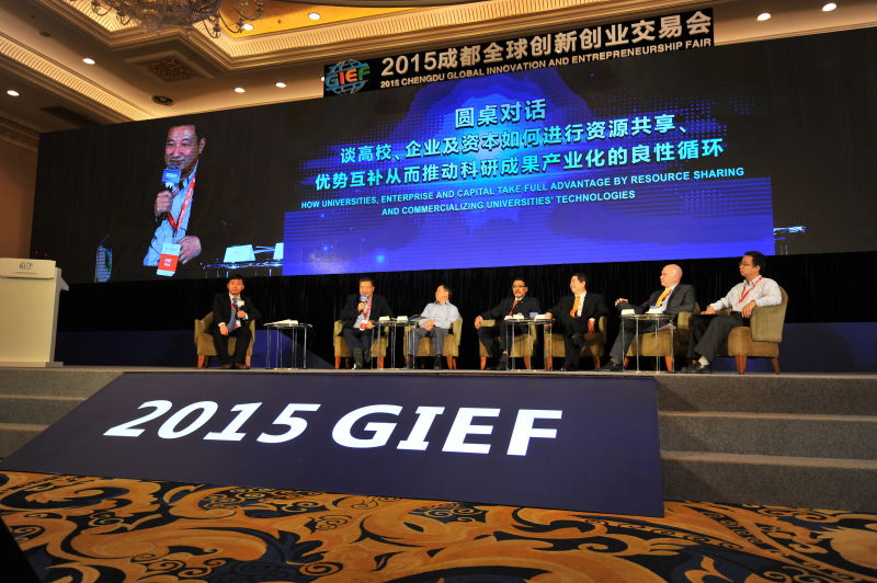U-Haul chief sustainability scientist at the 2015 Global Innovation and Entrepreneurship Fair in Chengdu, China