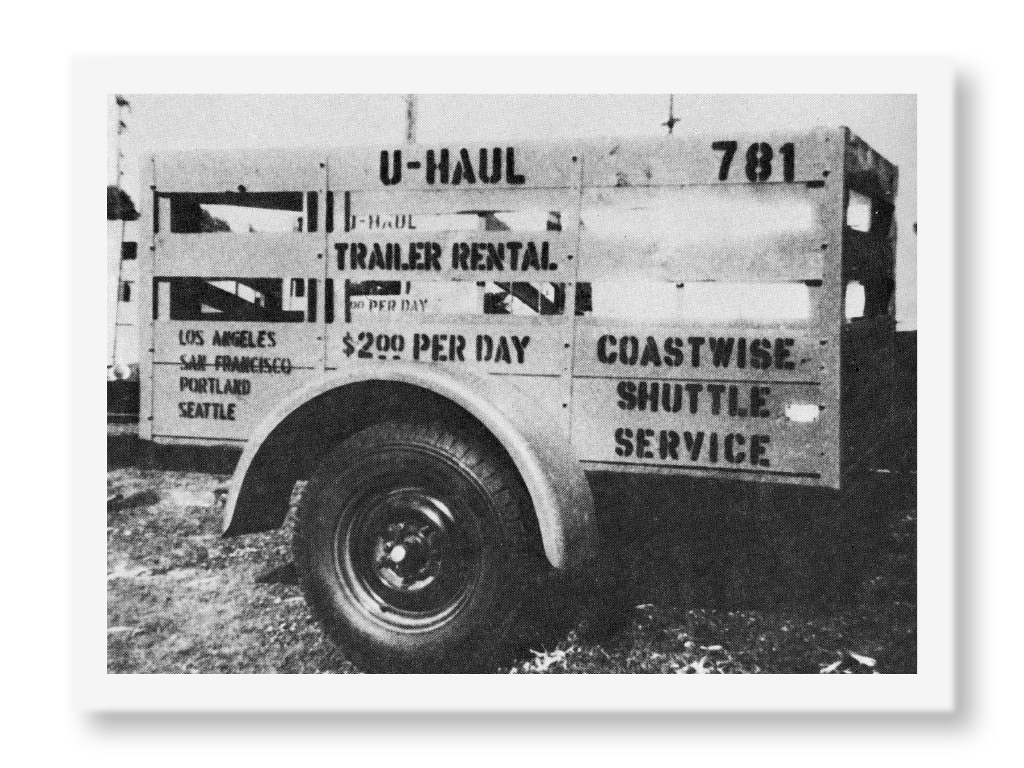 1946 U-Haul Trailer $2 day