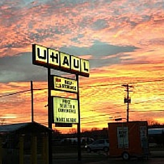Sunset at U-Haul