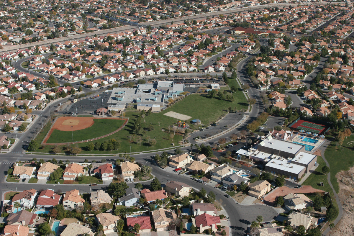 Aerial view of Henderson