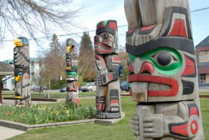 Charles Hoey Park Totems