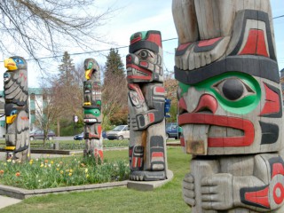 Charles Hoey Park Totems