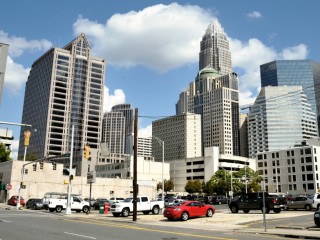 Downtown in Charlotte