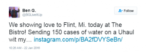 U-Haul Helps Flint, Michigan Water Crisis