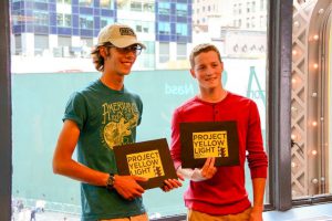 The Senser brothers, Sam (left) and Wrenn, winners of the PYL 2016 video competitions