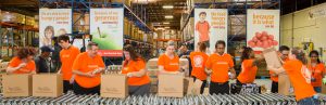 St. mary's food bank volunteer day