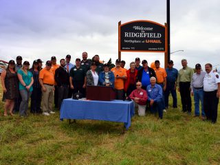 Ridgefield Sign: Celebrating U-Haul Roots
