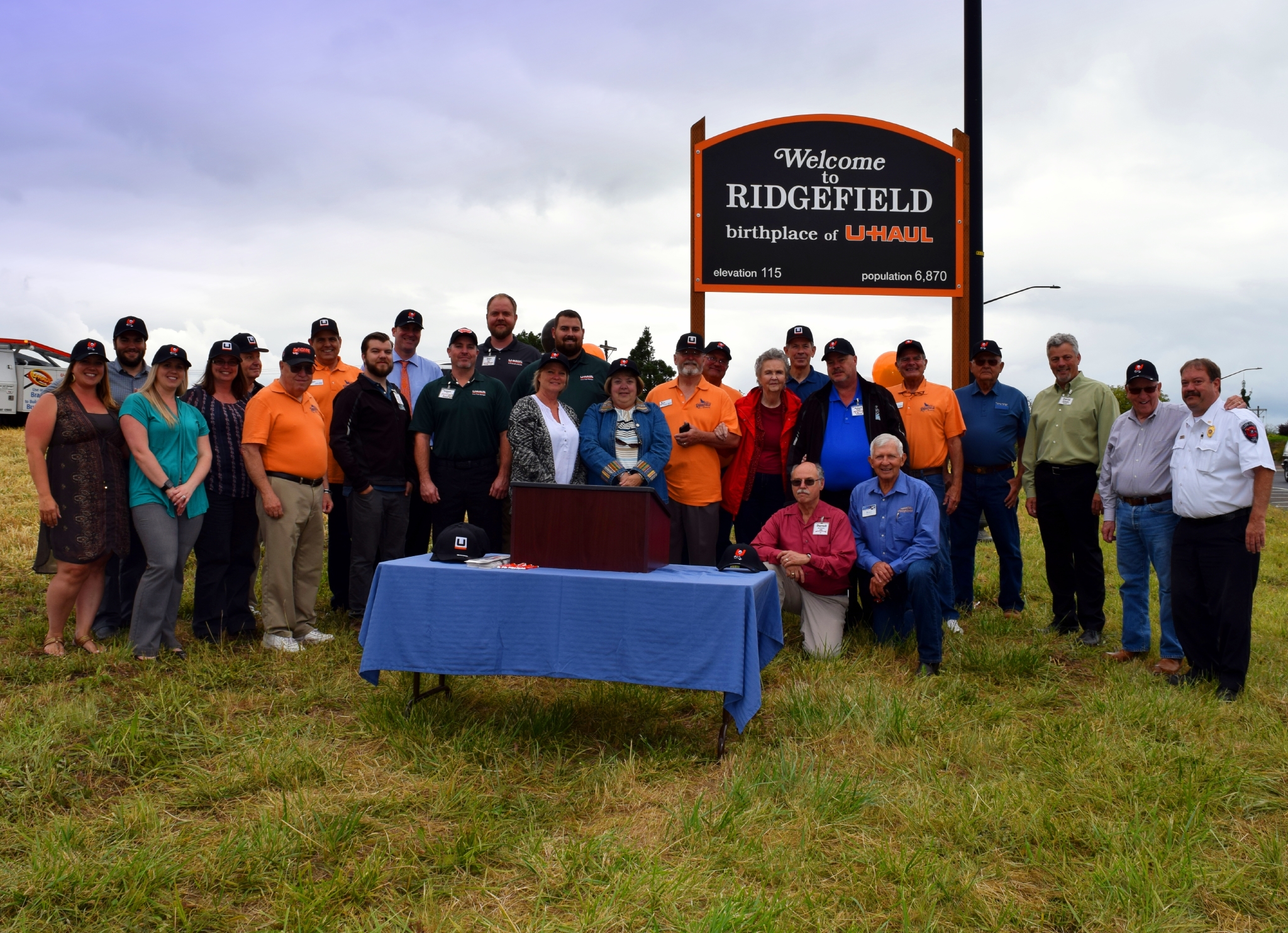Ridgefield Posts New Sign Celebrating Its U-Haul Roots