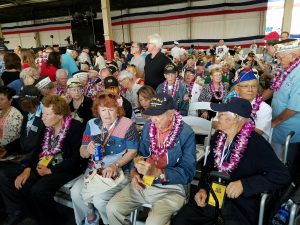WWII and Pearl Harbor veterans at the Pearl Harbor Remembrance Day Commemoration on Dec. 7.