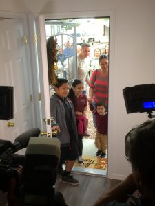 Robles Family Entering New Home