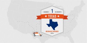 Texas is the U-Haul No. 1 Growth State of 2016