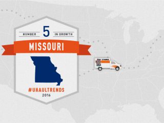 U-Haul 2016 Growth State No. 5: MISSOURI