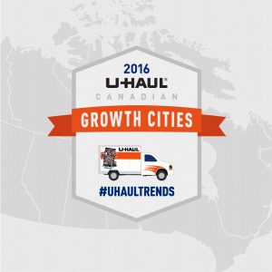 U-Haul Canadian Growth Cities: Kamloops tops list for 2016