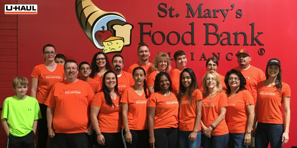 U-Haul Packs 23,000 Meals at St. Mary’s Food Bank