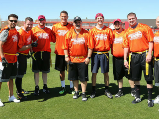U-Haul Plays Football with Pros, Raises Funds for Charity