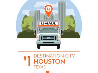 Houston is the No. 1 U-Haul U.S. Destination City for 2016