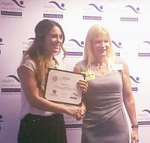 U-Haul receives the 2017 Healthy Arizona Worksites Program gold award