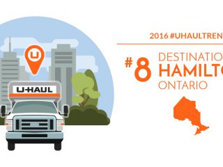 U-Haul 2016 Canadian Destination City No. 8: Hamilton