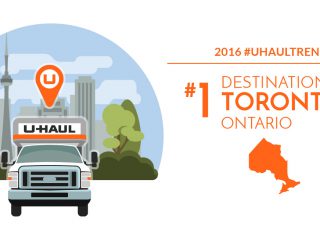 U-Haul 2016 Canadian Destination City No. 1: Toronto